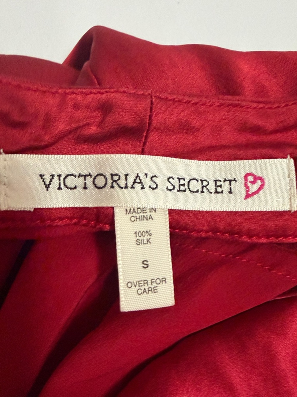 Vintage 1990s Victoria’s Secret Red Silk Strappy Slip - Picture 9 of 10